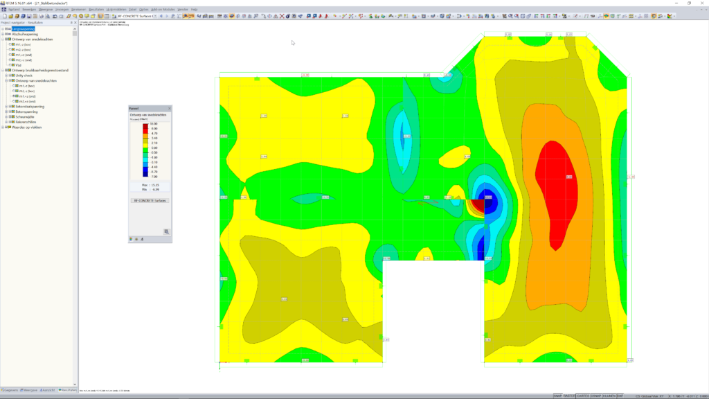 Uitvoeren van de wapeningsmomenten