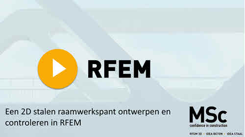 Een 3D stalen hal modelleren, berekenen en controleren volgens de Eurocode 3